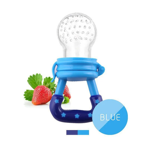 Silicone Baby Fruit and Vegetable Teether - Safe Feeding Tableware for Infants