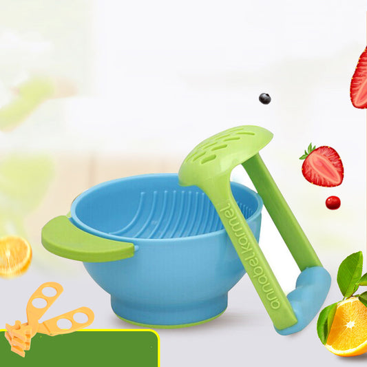 NUK On-the-Go Fresh Food Masher | Travel Baby Grinding Bowl