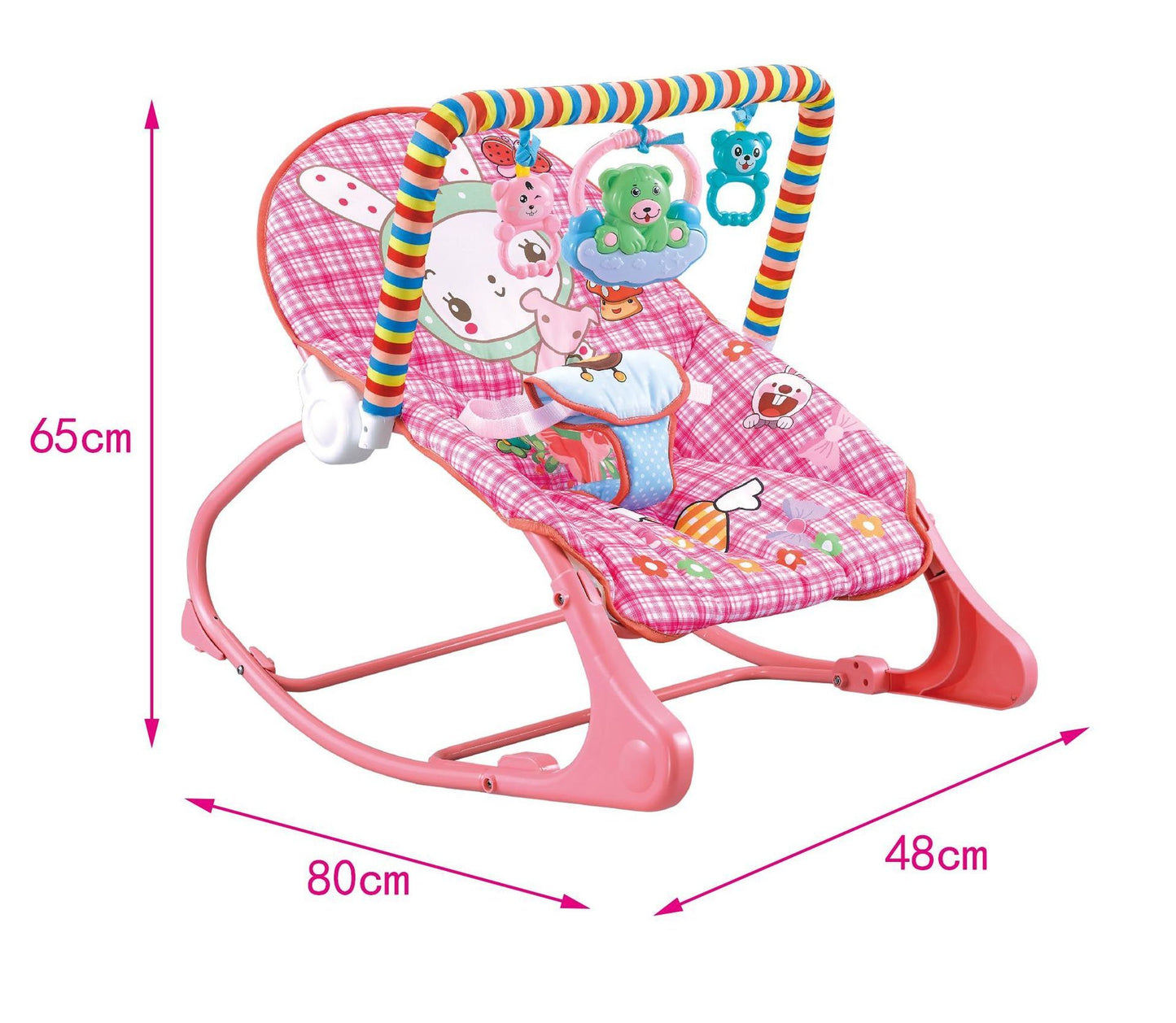 Compact Travel Bassinet | Foldable Baby Rocking Chair with Net