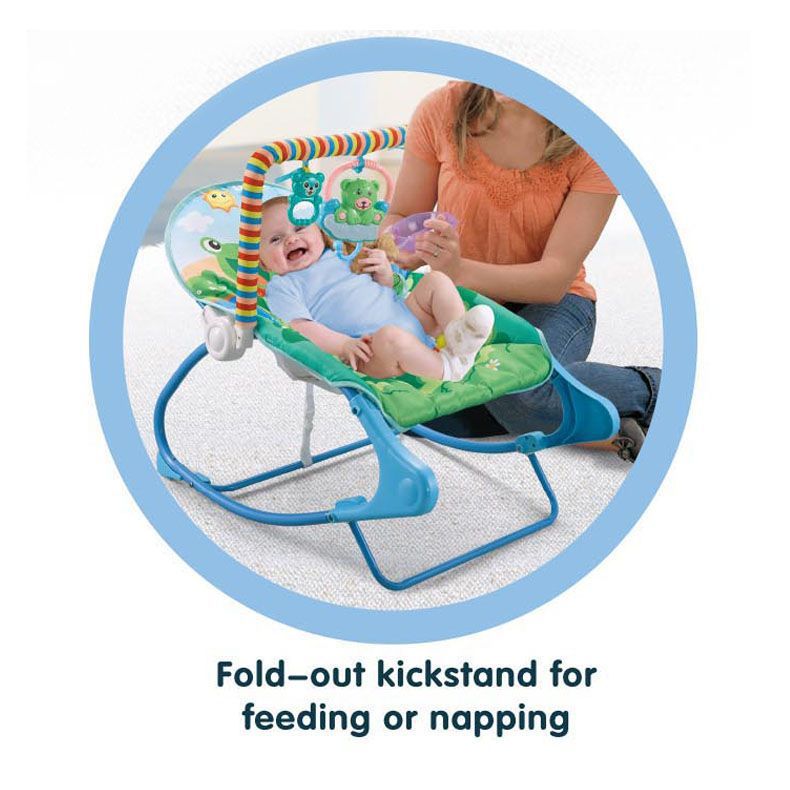 Compact Travel Bassinet | Foldable Baby Rocking Chair with Net