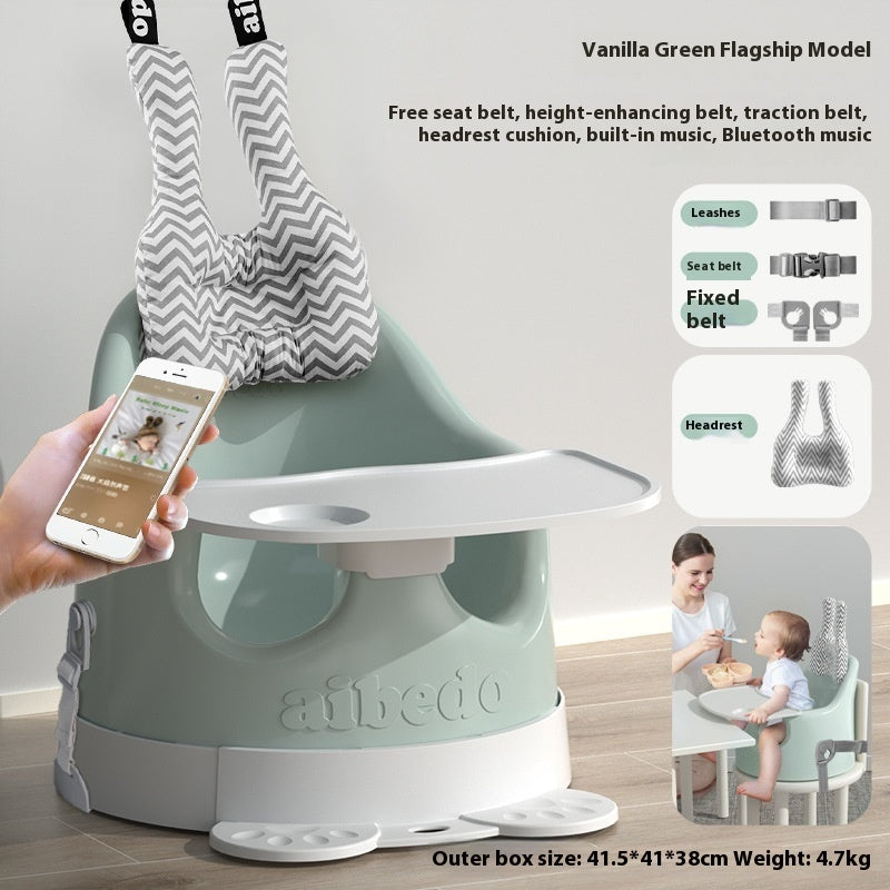 Aibedo Home Musicology Multi-Functional Baby Dining Chair – Adjustable, Space-Saving & Durable Design | Essential Feeding Equipment for Babies & Toddlers