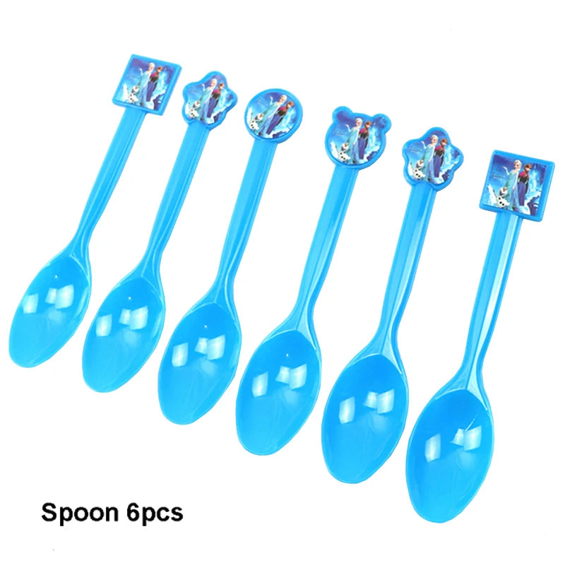 Enchanting Frozen Anna & Elsa Birthday Party Supplies – Disposable Tableware, Plates, Cups, Napkins, Balloons for Kids & Baby Showers