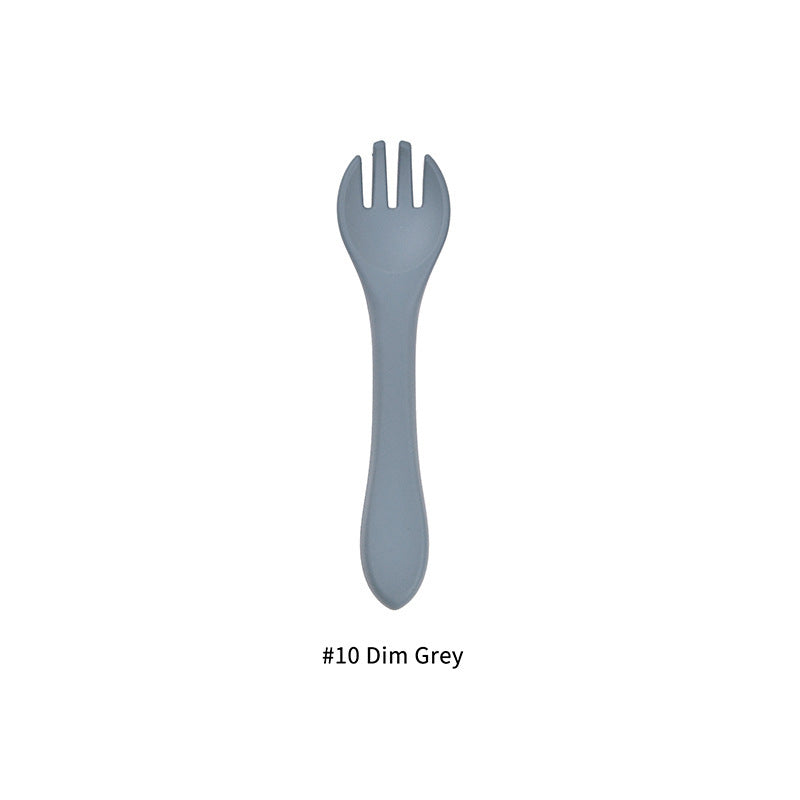 OlivioTots Food-Grade Silicone Baby Fork