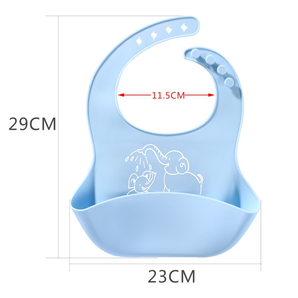TumbleTots Silicone Baby Bib 