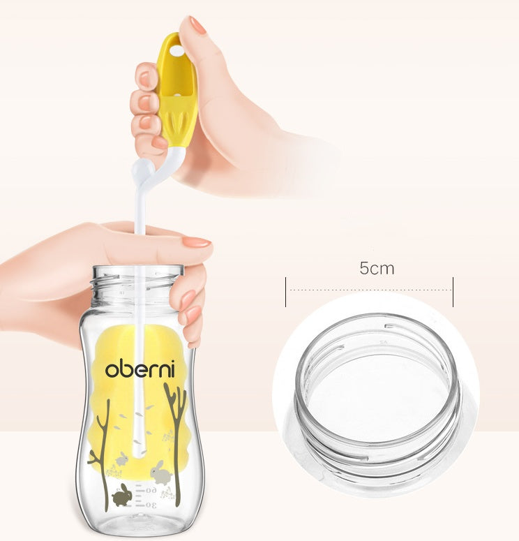 NapNest Leakproof Silicone Baby Feeding Bottle