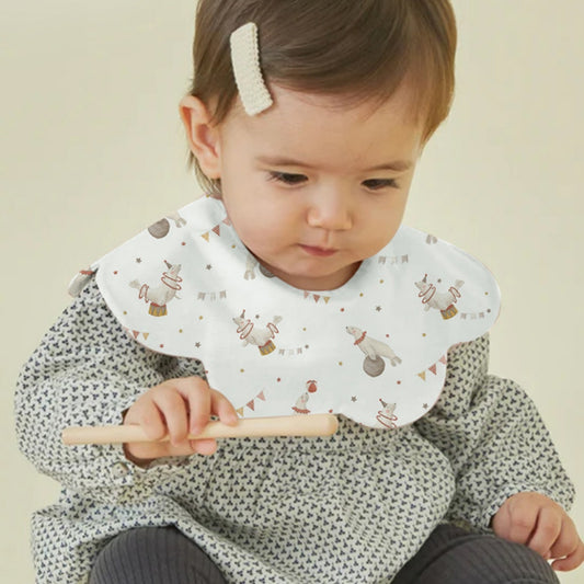 Pure Cotton Saliva Towel | Anti-Rash Drool Bib for Infants