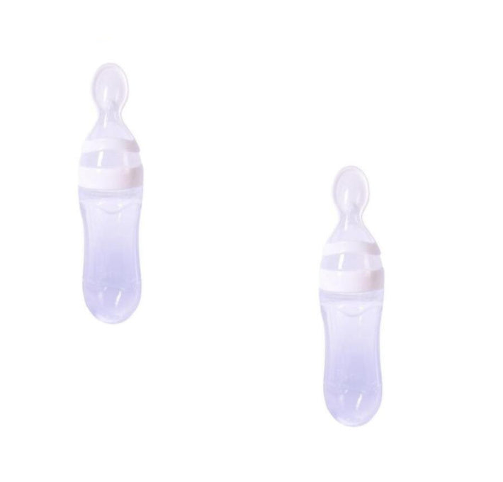 LoomiBaby Leakproof Silicone Baby Spoon Feeder