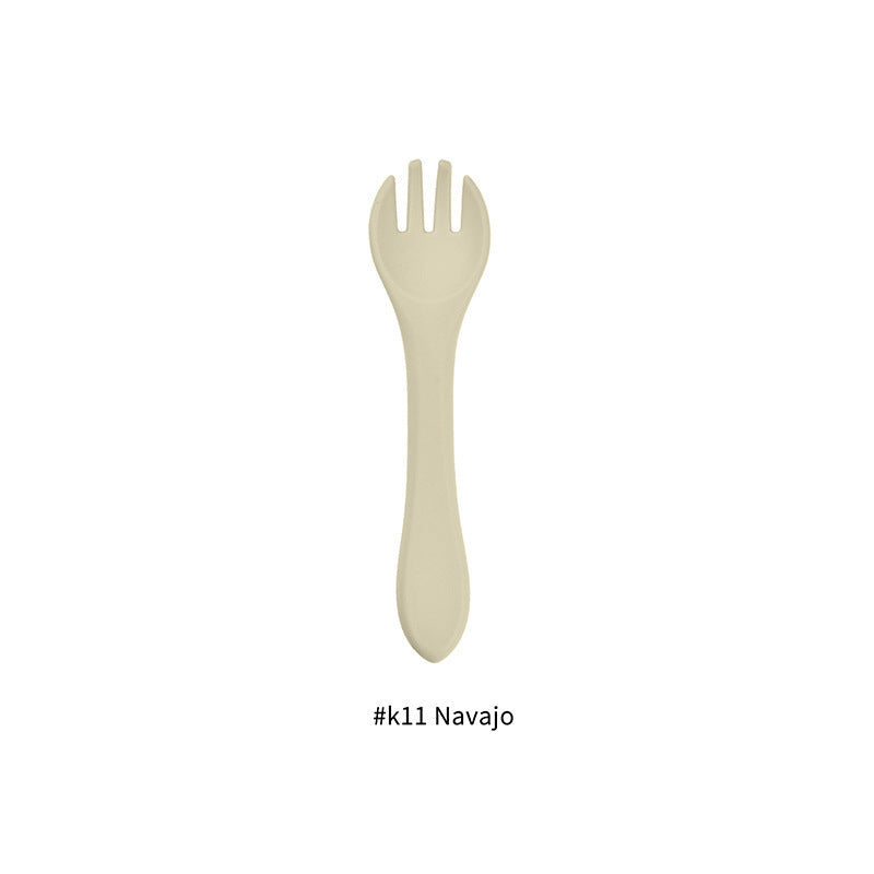 OlivioTots Food-Grade Silicone Baby Fork