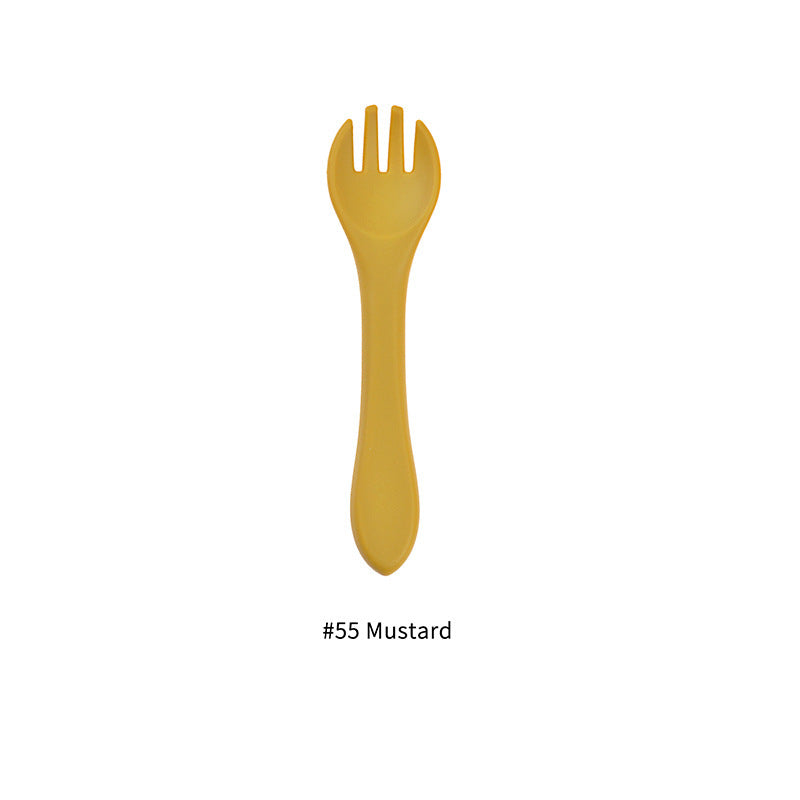 OlivioTots Food-Grade Silicone Baby Fork