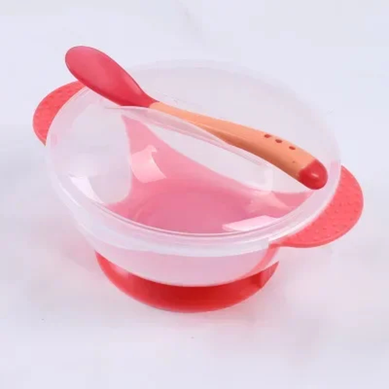 Ultimate Suction Cup Baby Bowl Set with Spoon - Ideal Training Tableware for Little Ones!