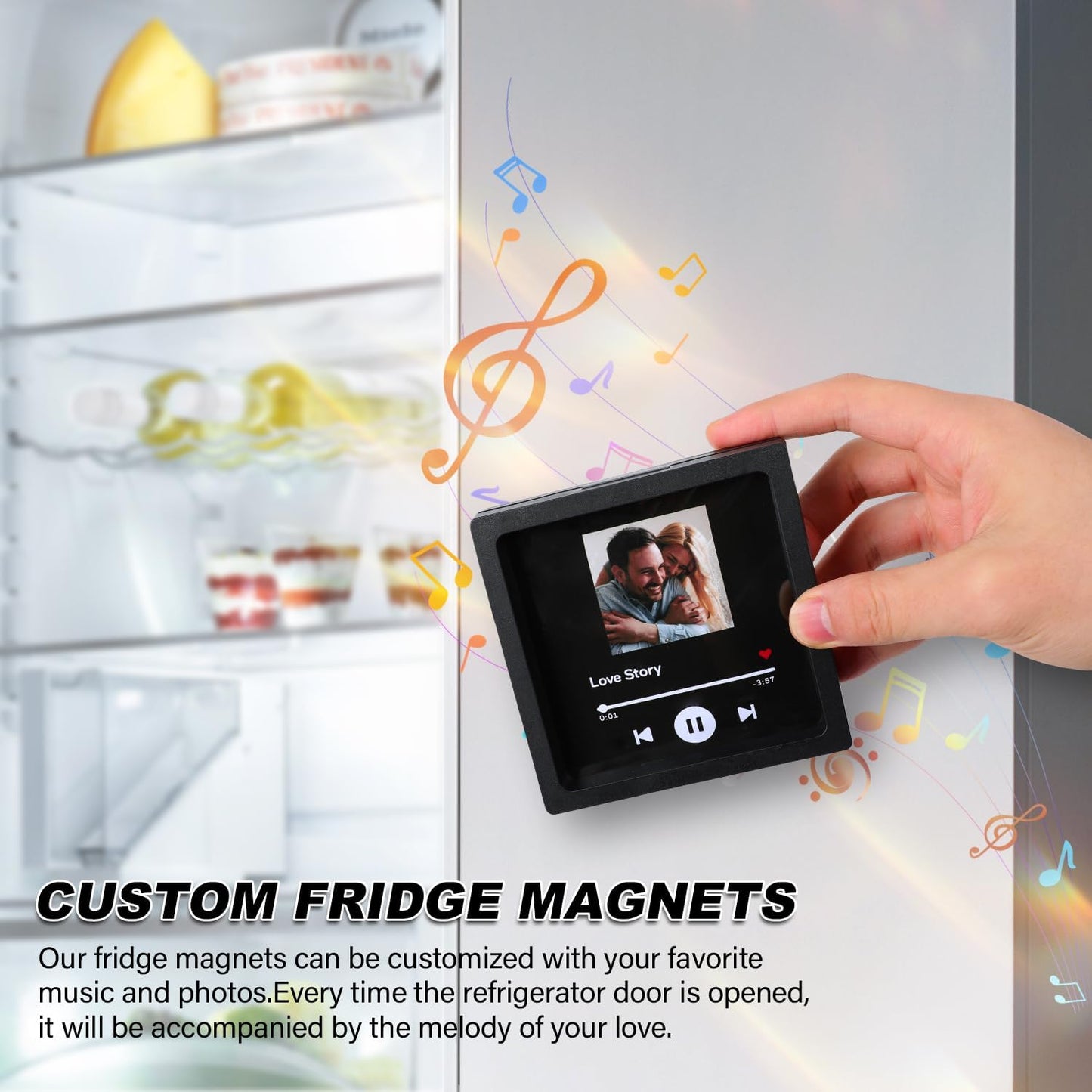 FridgeTunes™ - Melodic Fridge Music Magnet