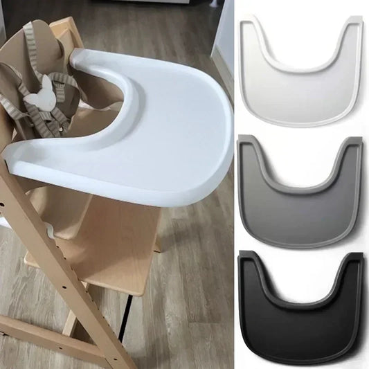 High Chair Dining Plate for Babies - Durable ABS Tray for Easy Feeding and Cleanup