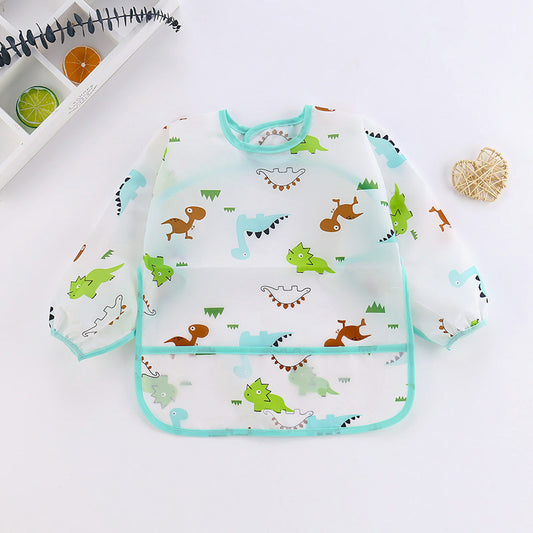 BabyTrove Baby Infant Eating Gown – Waterproof, Lightweight & Comfortable Design | Essential Feeding & Protective Clothing for Mess-Free Mealtime