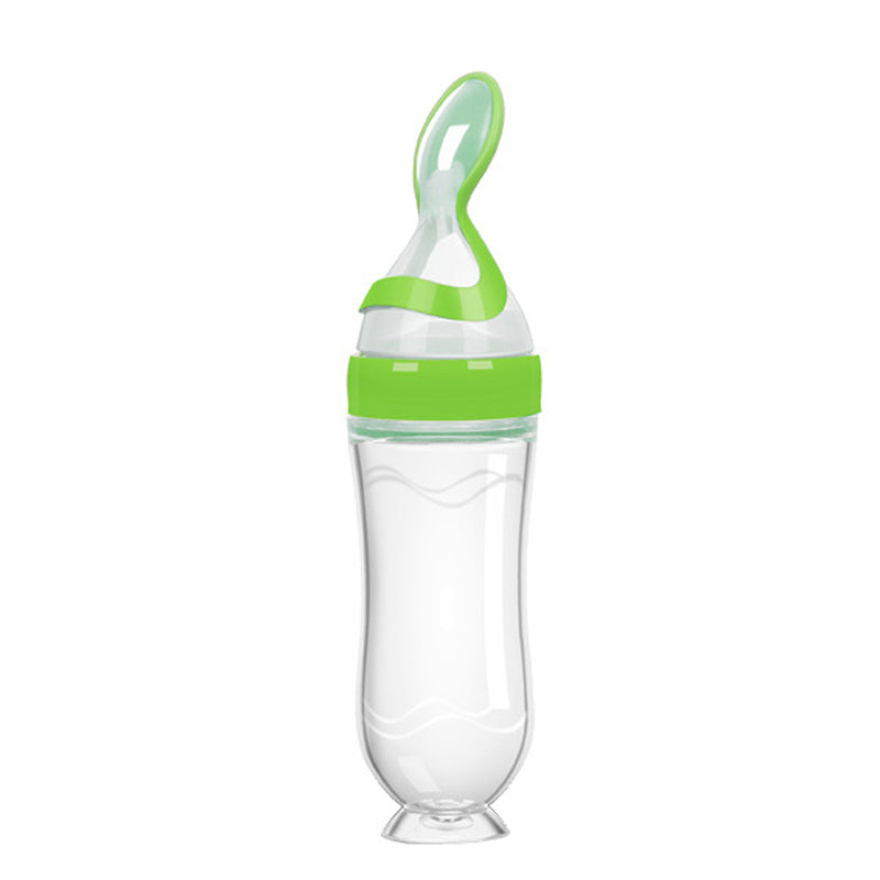 Nestacular's Mess-Free 2-in-1 Baby Feeder | Puree Squeeze Spoon