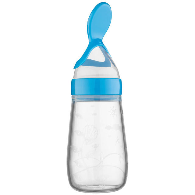 Nestacular's Mess-Free 2-in-1 Baby Feeder | Puree Squeeze Spoon