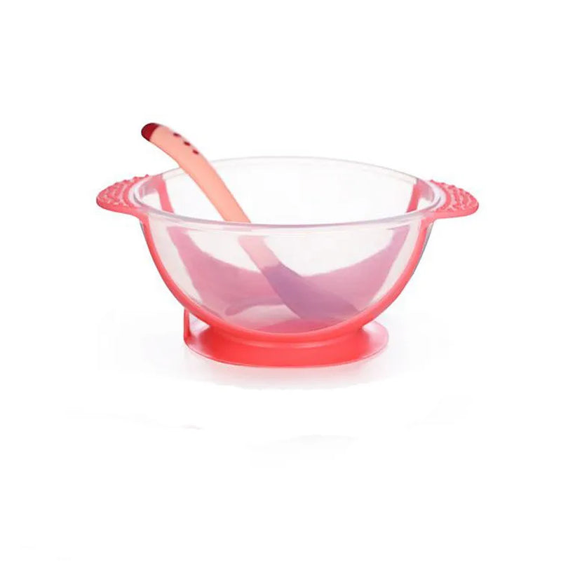 Adorable Cartoon Suction Cup Bowl for Kids - Perfect Baby Feeding Tableware!