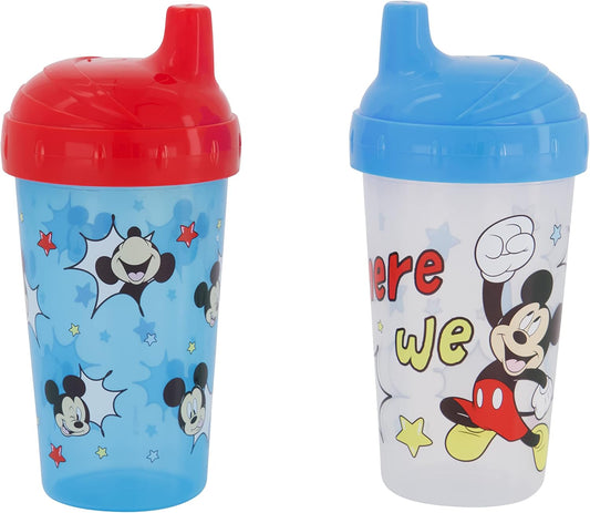 Blue Mickey Mouse Birthday Party Essentials: Disposable Cups, Plates, and Tablecloth for Kids' Celebrations