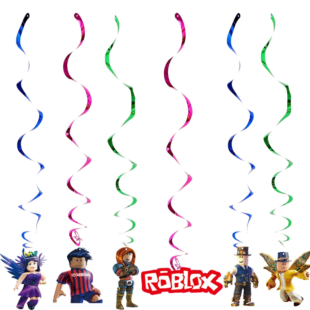 Hot Roblox Birthday Decor – Game Balloons & Tableware