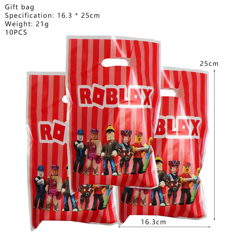 Hot Roblox Birthday Decor – Game Balloons & Tableware