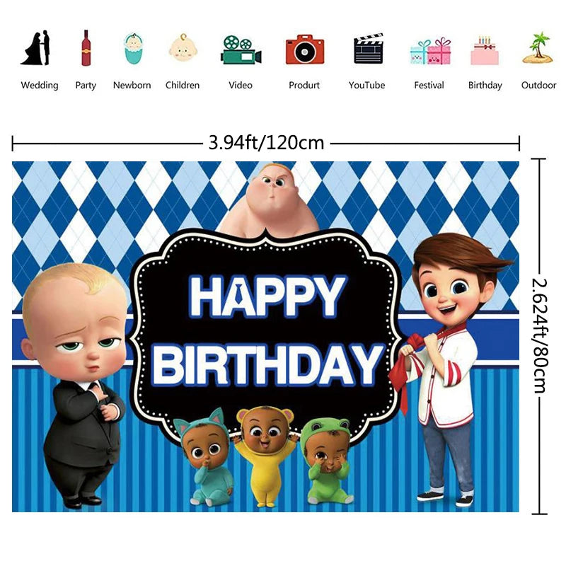 OHBaby Party Accessory Kit – Gift Bags & Banner