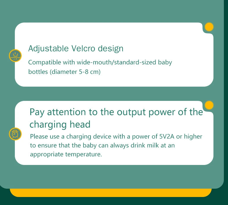 Text instructions on a green background with yellow accents