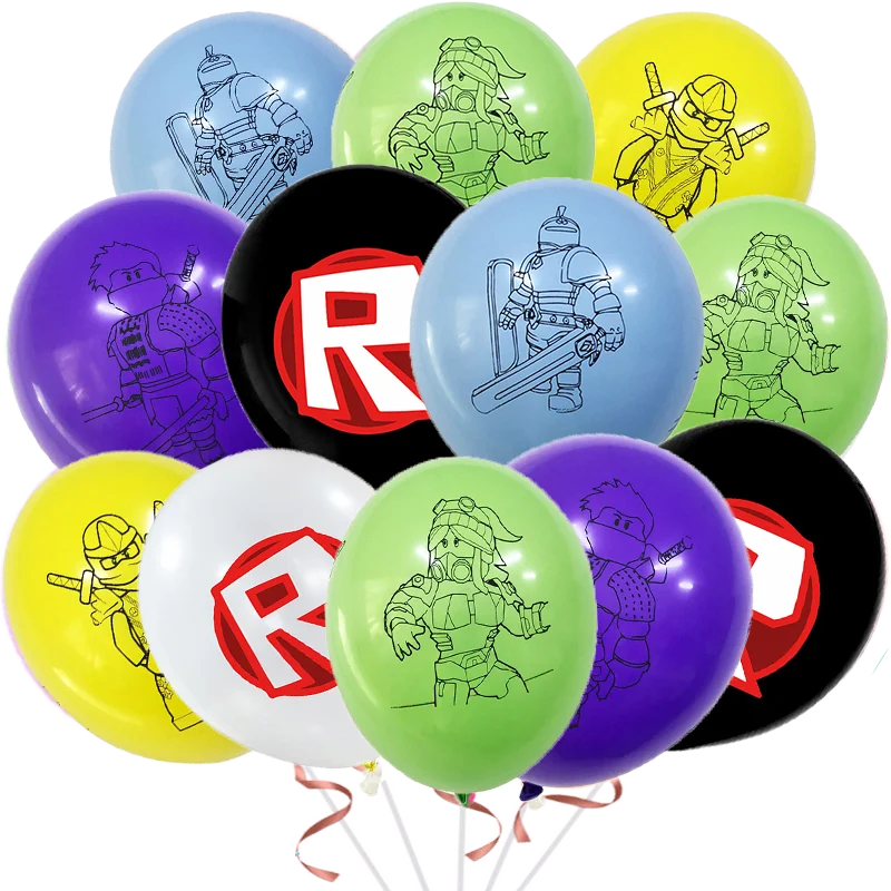 Hot Roblox Birthday Decor – Game Balloons & Tableware