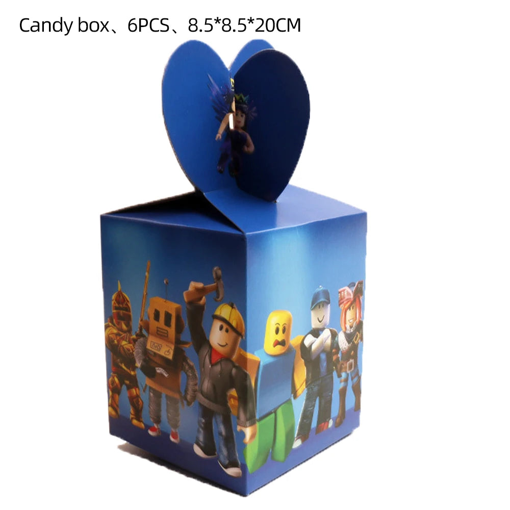 Hot Roblox Birthday Decor – Game Balloons & Tableware