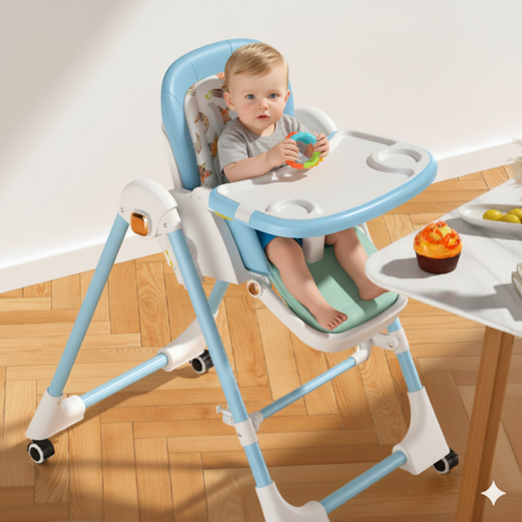 Broile Space-Saving Children's High Chairs & Rocking Chairs