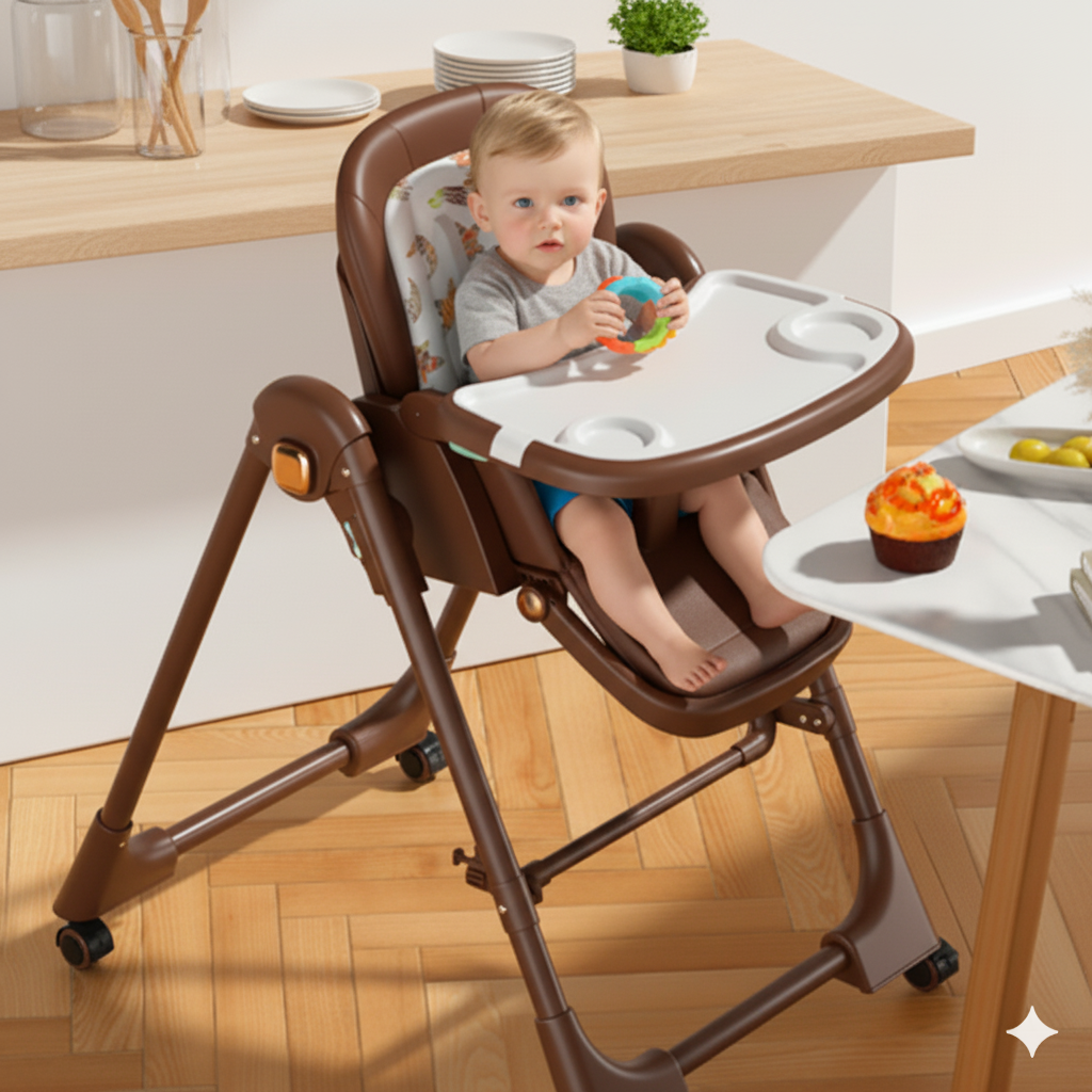 Broile Space-Saving Children's High Chairs & Rocking Chairs