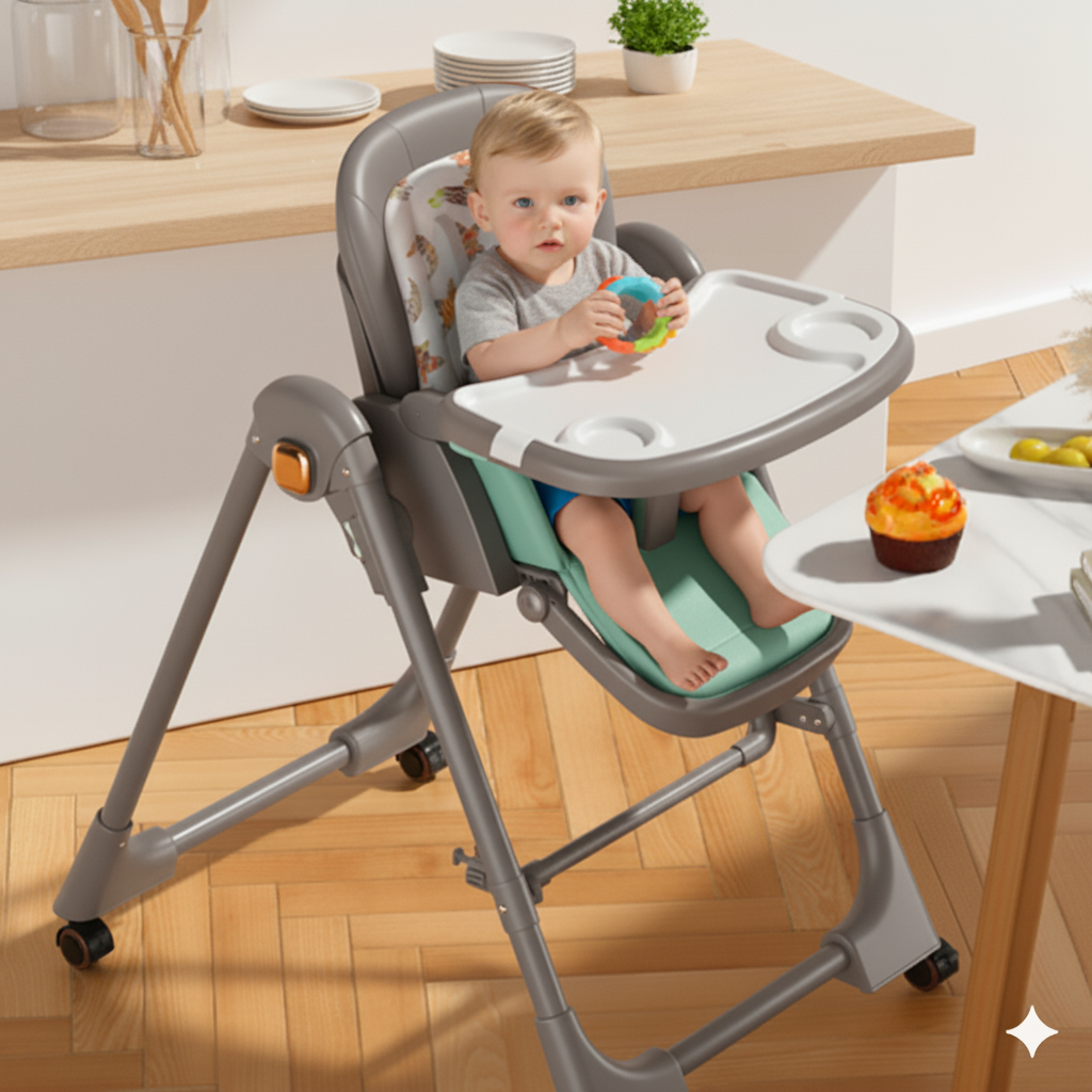 Broile Space-Saving Children's High Chairs & Rocking Chairs