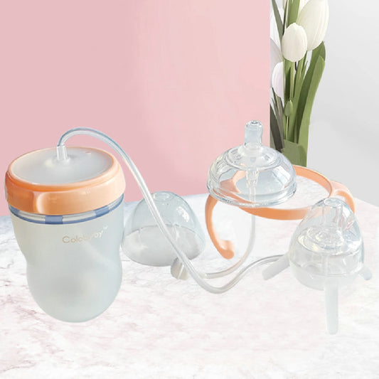 TinyAcorn Long-Straw Baby Bottle