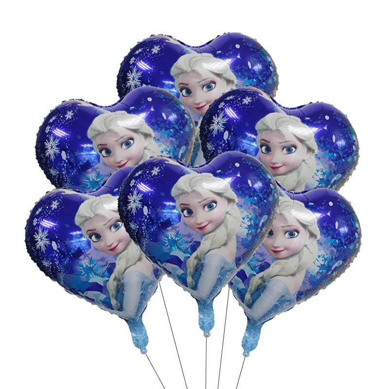 Enchanting Frozen Anna & Elsa Birthday Party Supplies – Disposable Tableware, Plates, Cups, Napkins, Balloons for Kids & Baby Showers