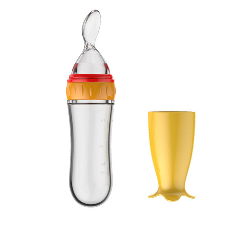 Nestacular's Mess-Free 2-in-1 Baby Feeder | Puree Squeeze Spoon