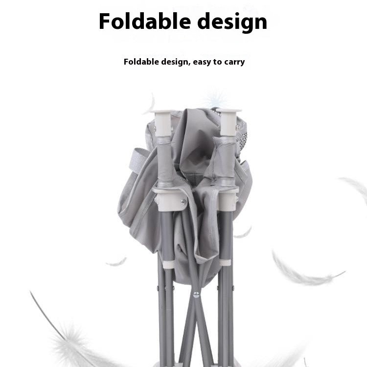 Foldable design with text 'Foldable design, easy to carry' on a white background