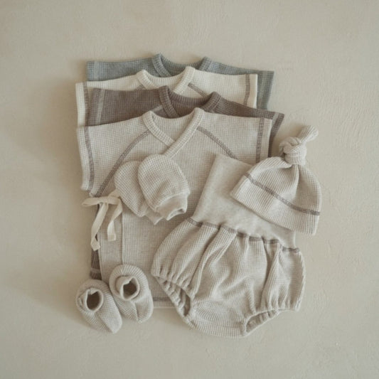 Bubeez Baby Waffle Outfit Set 