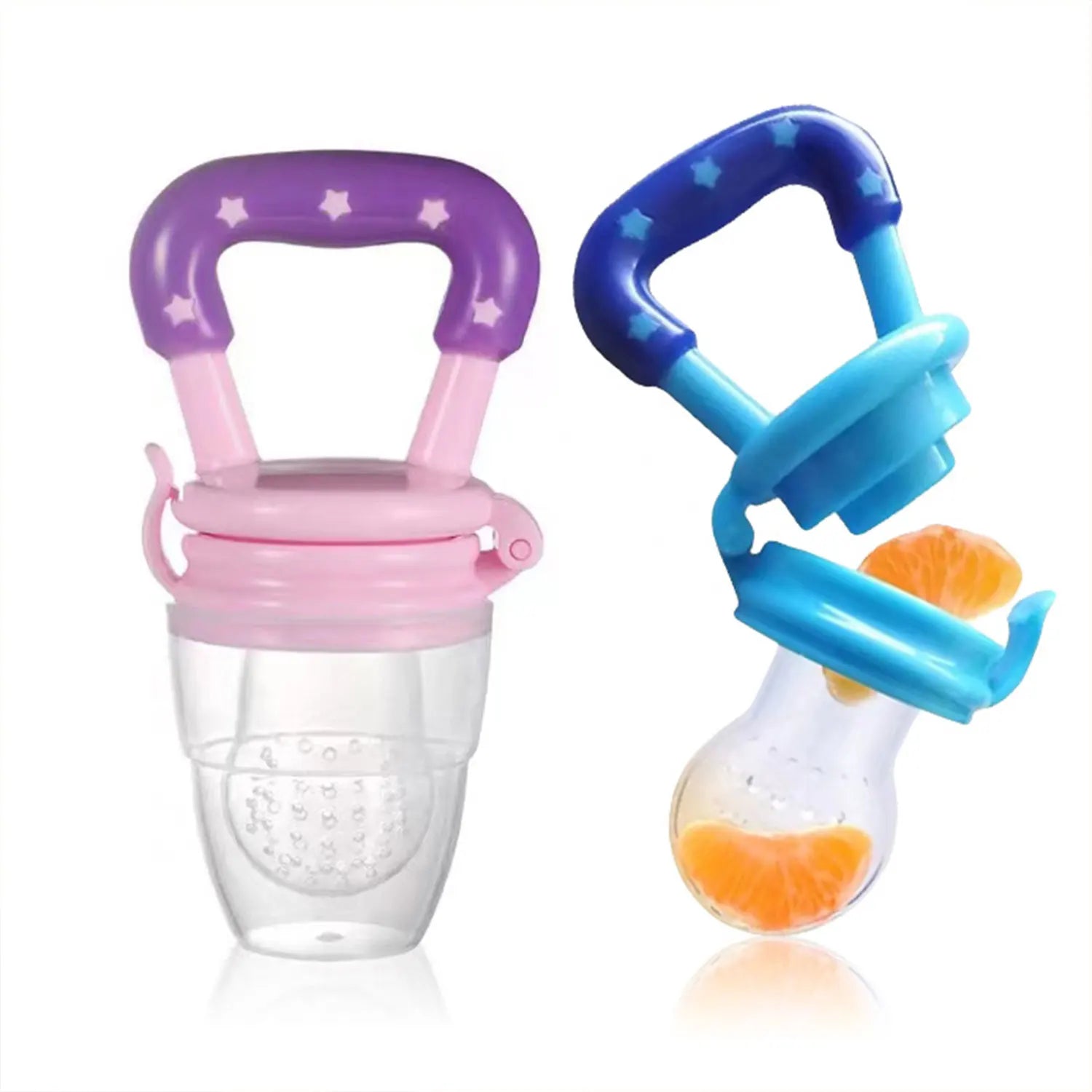 Silicone Baby Fruit and Vegetable Teether - Safe Feeding Tableware for Infants