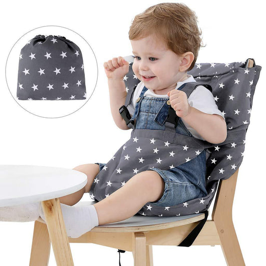 Foldable Baby Chair Bag | On-the-Go Mealtime Safety Seat