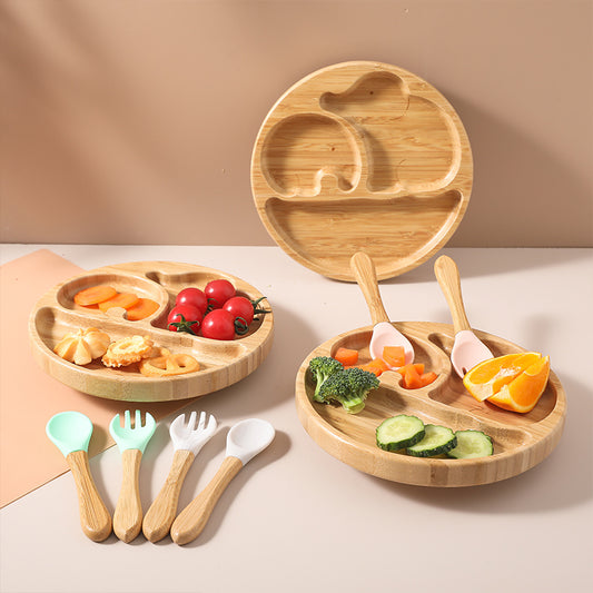 SnuggleSprout Wooden Feeding Bowl 