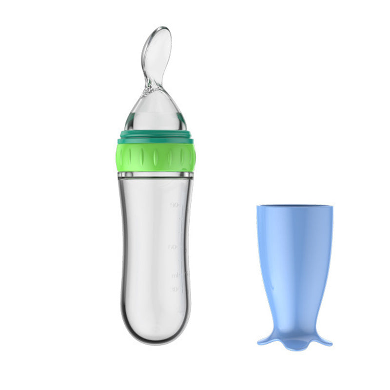 Nestacular's Mess-Free 2-in-1 Baby Feeder | Puree Squeeze Spoon