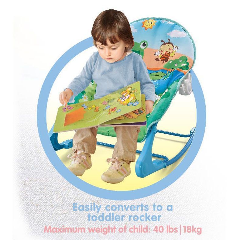 Compact Travel Bassinet | Foldable Baby Rocking Chair with Net
