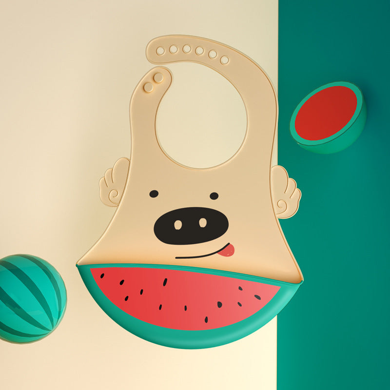 DoodleBabe Silicone Baby Bib