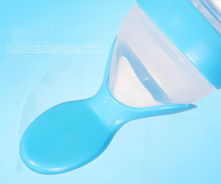 PuddleDuck Silicone Baby Squeeze Bottle 