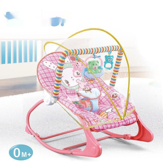 Compact Travel Bassinet | Foldable Baby Rocking Chair with Net