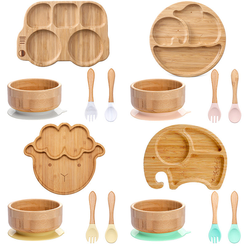 SnuggleSprout Wooden Feeding Bowl 